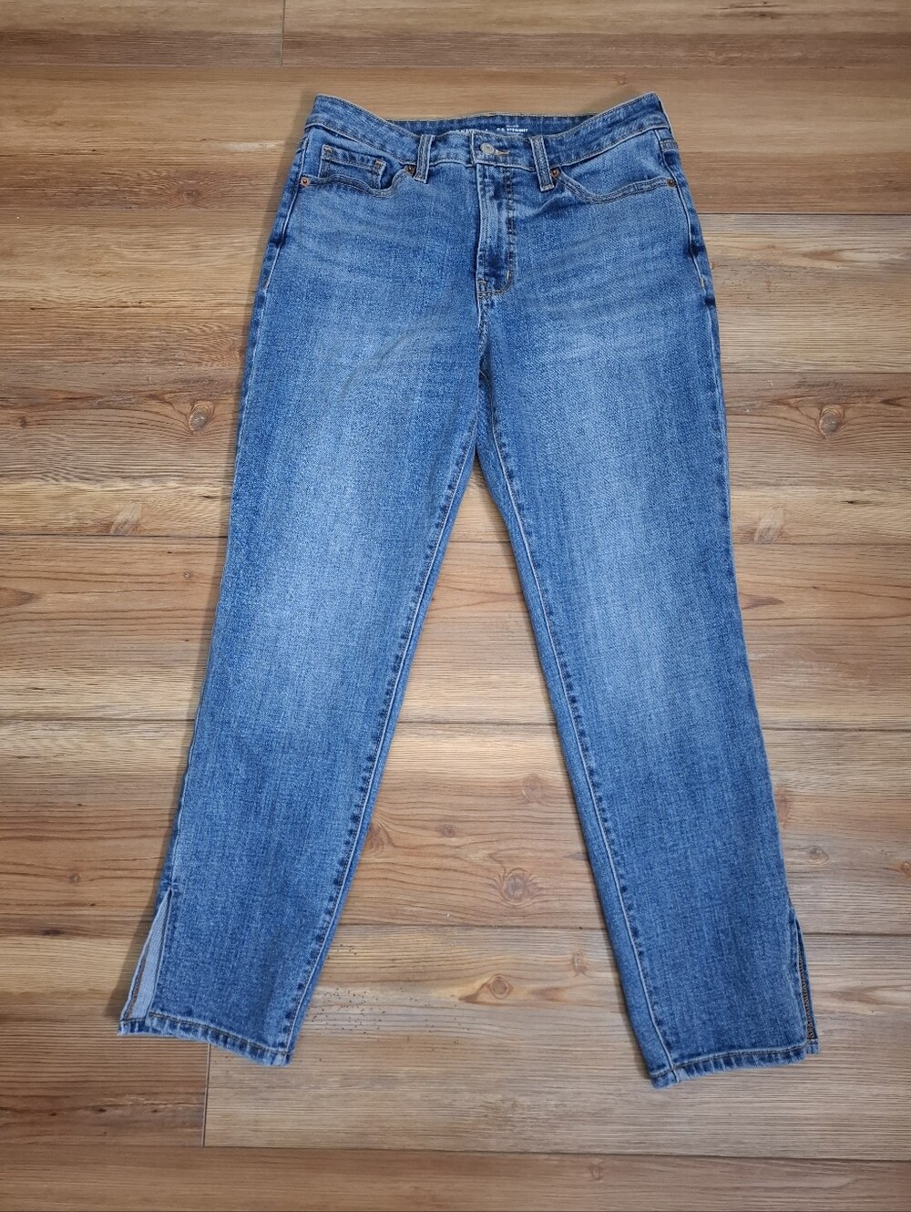 Old Navy High-Waisted OG Straight Ankle Jeans Women's 8 Blue